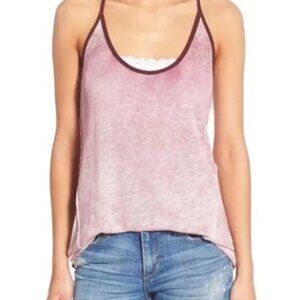 FREE PEOPLE Mocha Linen Blend Tank NWT